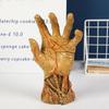 Zombie Hand Statue Keys Organizer Jewelry Holder Palm Resin Figurine Sculpture Halloween Home Office Desktop Ornament