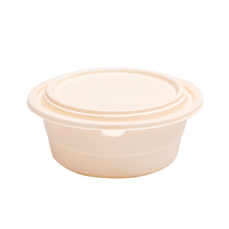 Homeglen Disposable Corn Starch Round Food Containers