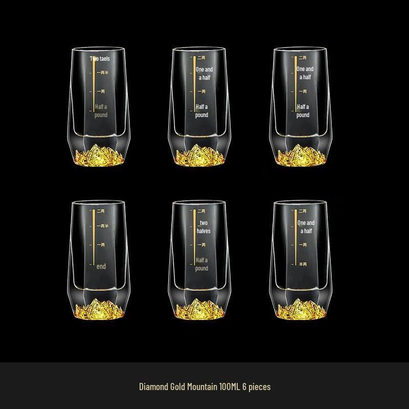 Qiu Qiao Jinshan 100ml Baijiu Glasses Set Standard