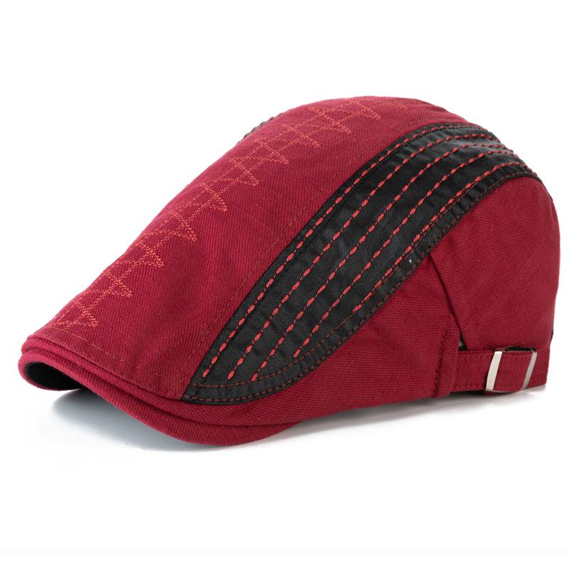 New Casual Hat Men's Fashion Cap Sun Protection Shade Beret Women Painter Forward Hat Cotton