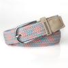 Women's Elastic Belt Casual Fashion Pin Buckle Waist Belt Expandable Braided Stretch Elastic Belt 6 Colors, No Need For Punching