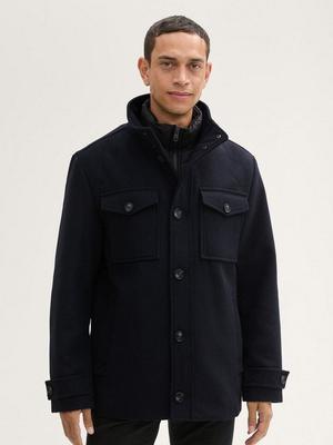 Coat Tom Tailor 2-In-1 Jacket With Wool (1042209) Sky Captain Blue