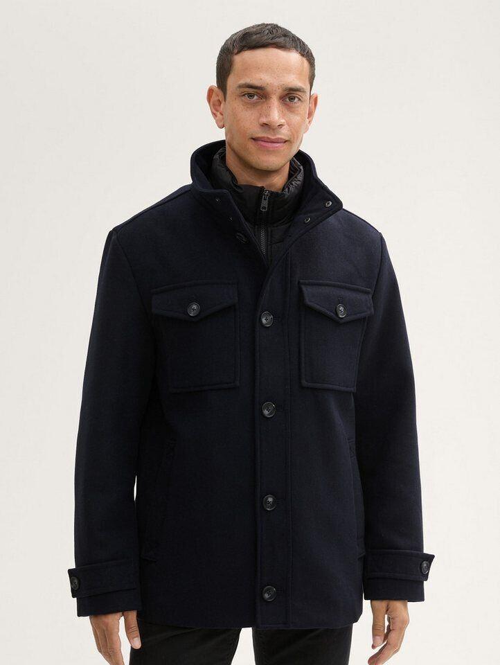 Пальто Tom Tailor 2-In-1 Jacke Mit Wolle (1042209) sky captain blue