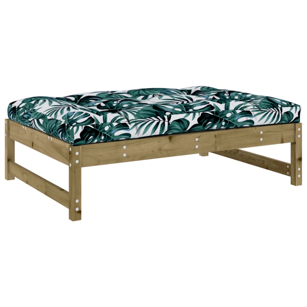 4 Piece Garden Lounge Set with Cushions Pressure Treated Pine Wood