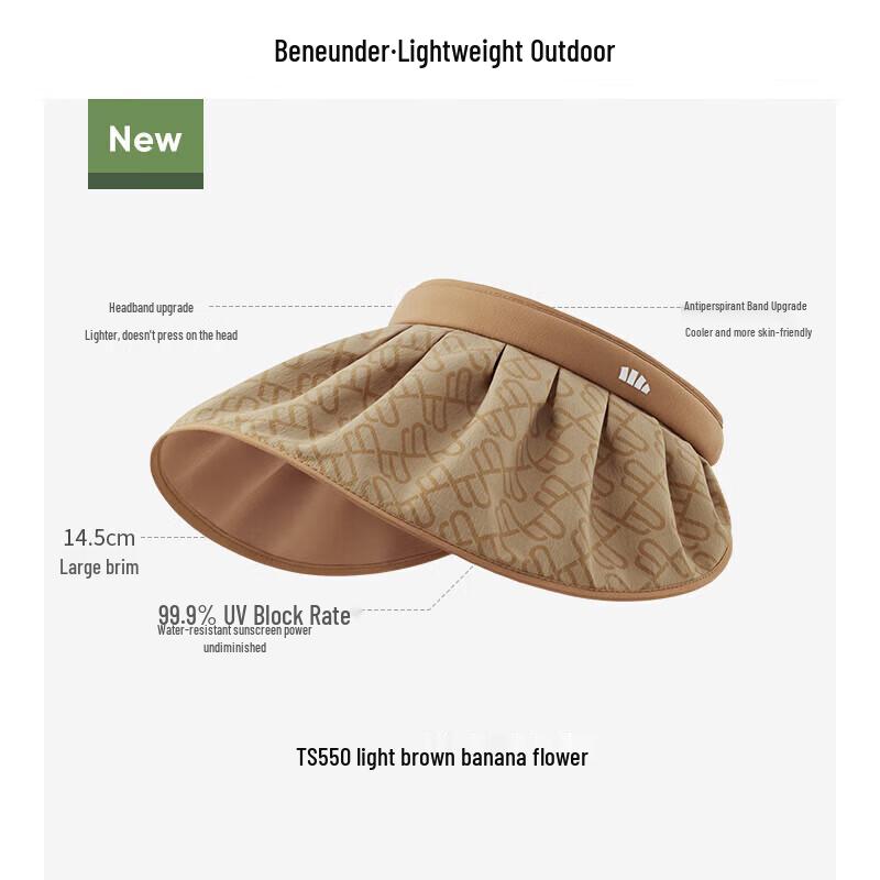 Beneunder TS550 Women s UV Protection Sun Visor