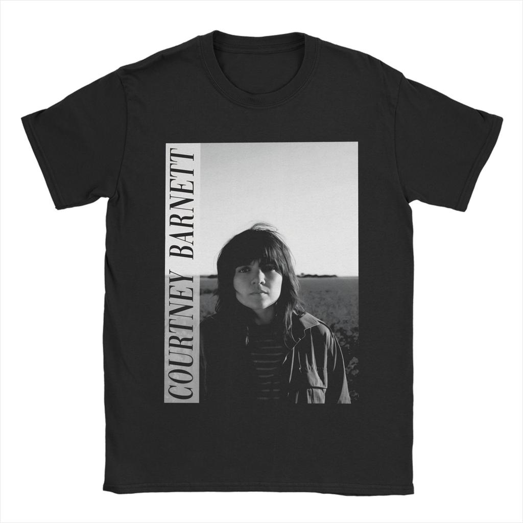 Courtney Barnett Australian Singer TShirt for Unisex Vintage 100 Cotton Tees Crew Neck Short Sleeve T Shirt Graphic Clothes