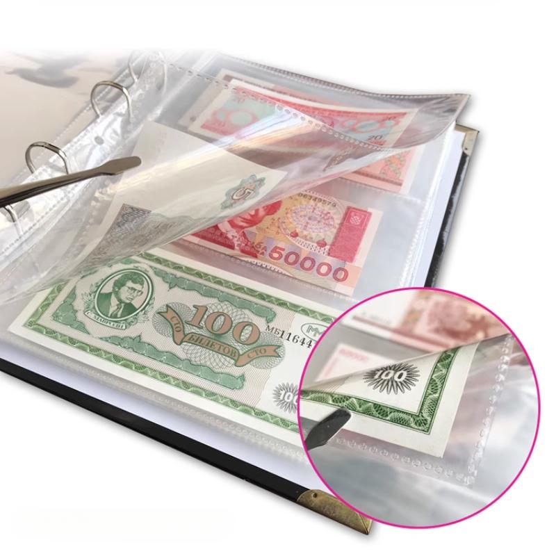 Large Capacity Banknote Collection Book, Coin Protection Folder, Coin Commemorative Coin Collection Book, Commemorative Note Collection Book