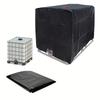 1 Piece Multifunctional IBC Jar Cover, 275 Gallon Durable Polyester Outdoor IBC Jar Cover with Ventilation Holes