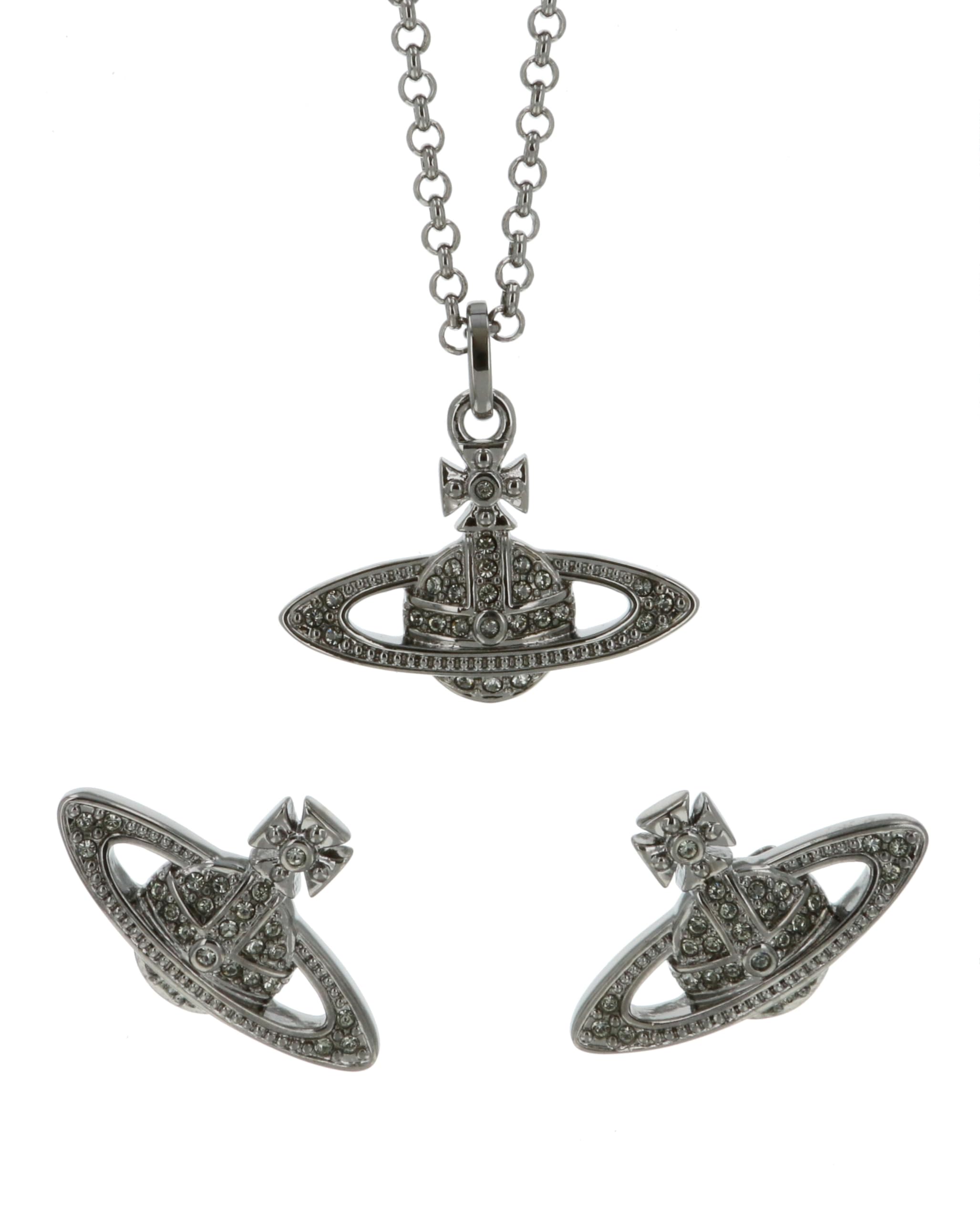 

Mini Bath Relief Necklace Earrings Set Brass S [Vivienne Westwood] & Women s 63020086&62020033 [Item]