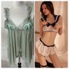Sexy pajamas women's pure desire lace ice silk underwear mood high-end suspender nightdress 2026 new loungewear