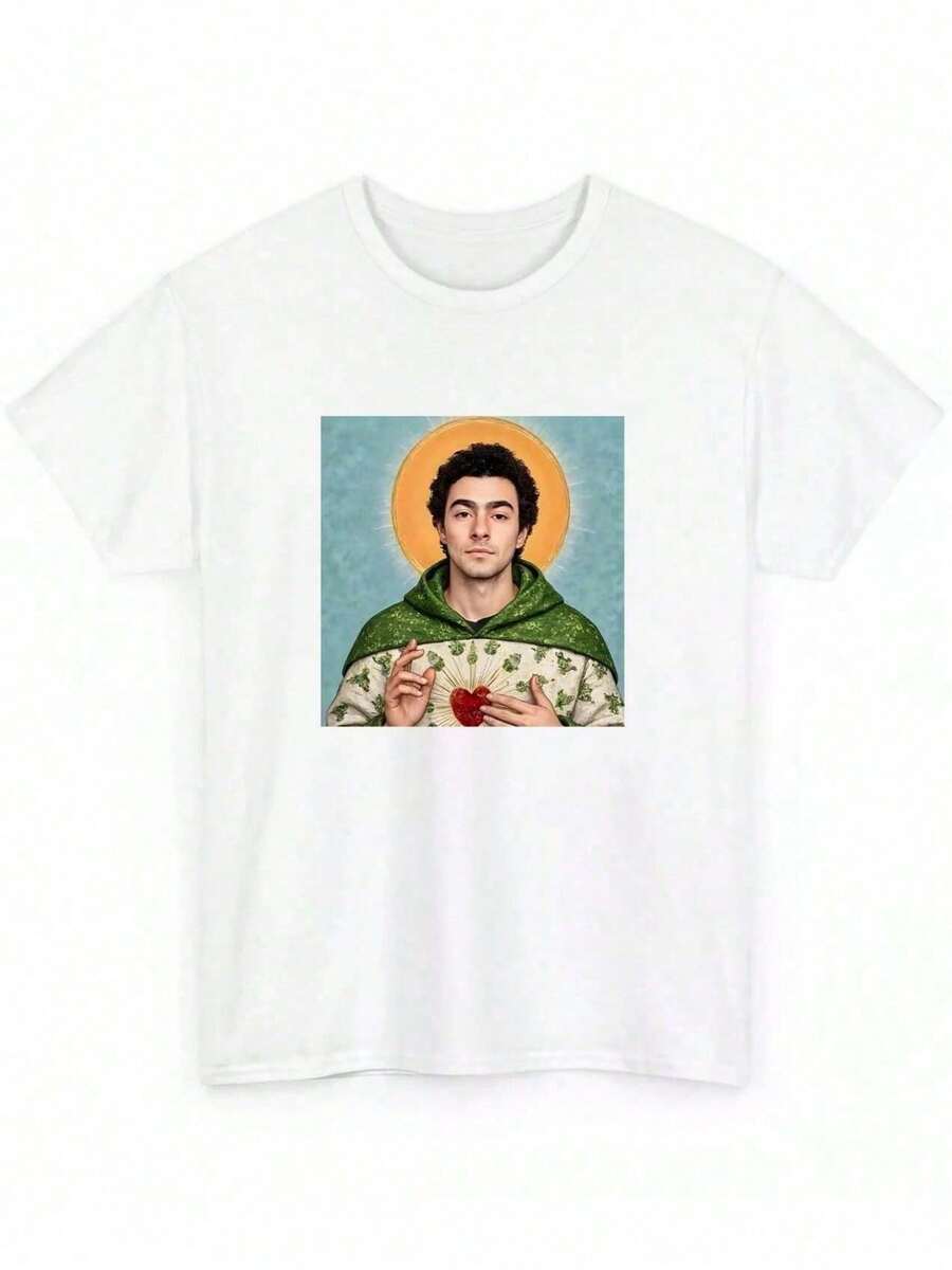 

Unisex T-Shirt Saint Luigi Funny Unisex s T-Shirt Casual White Tee All-Season T Shirt M