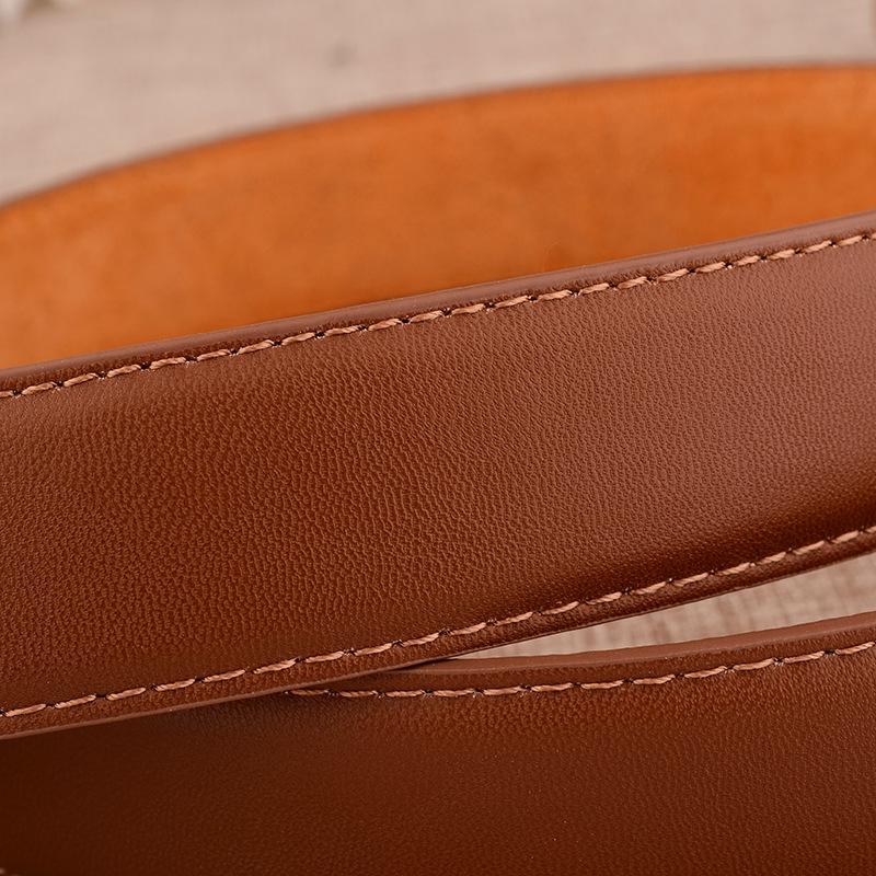 Women's Pin Buckle Leather Belt - New, Stylish & Versatile Korean Casual Cowhide Design