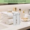 Garneck Pump Bottle Refill Bottles of Shampoo for Travel Size White X (Set 2) - Dispenser, 200ml, Lotion, Etc. - - - 19.5cm (H) 4.5cm (W)
