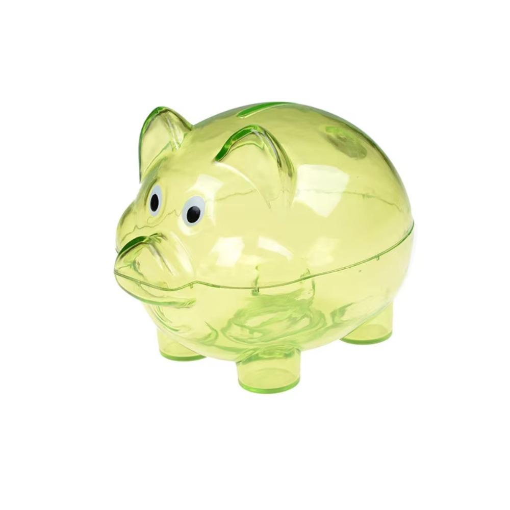 Transparent Money Box Pig Shape Storage Bottl New Money Saving Box  for Children