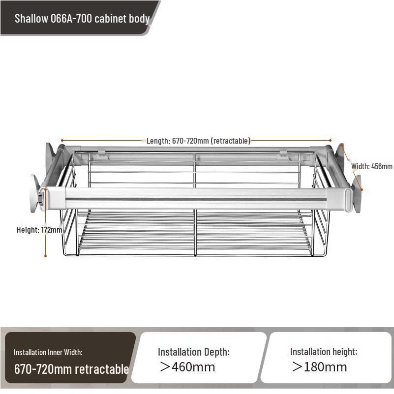 Étagère télescopique extensible pour rangement de pantalons dans une armoire