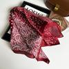 Elegant Ethnic Printed Square Scarf For Women Fashion Accessory