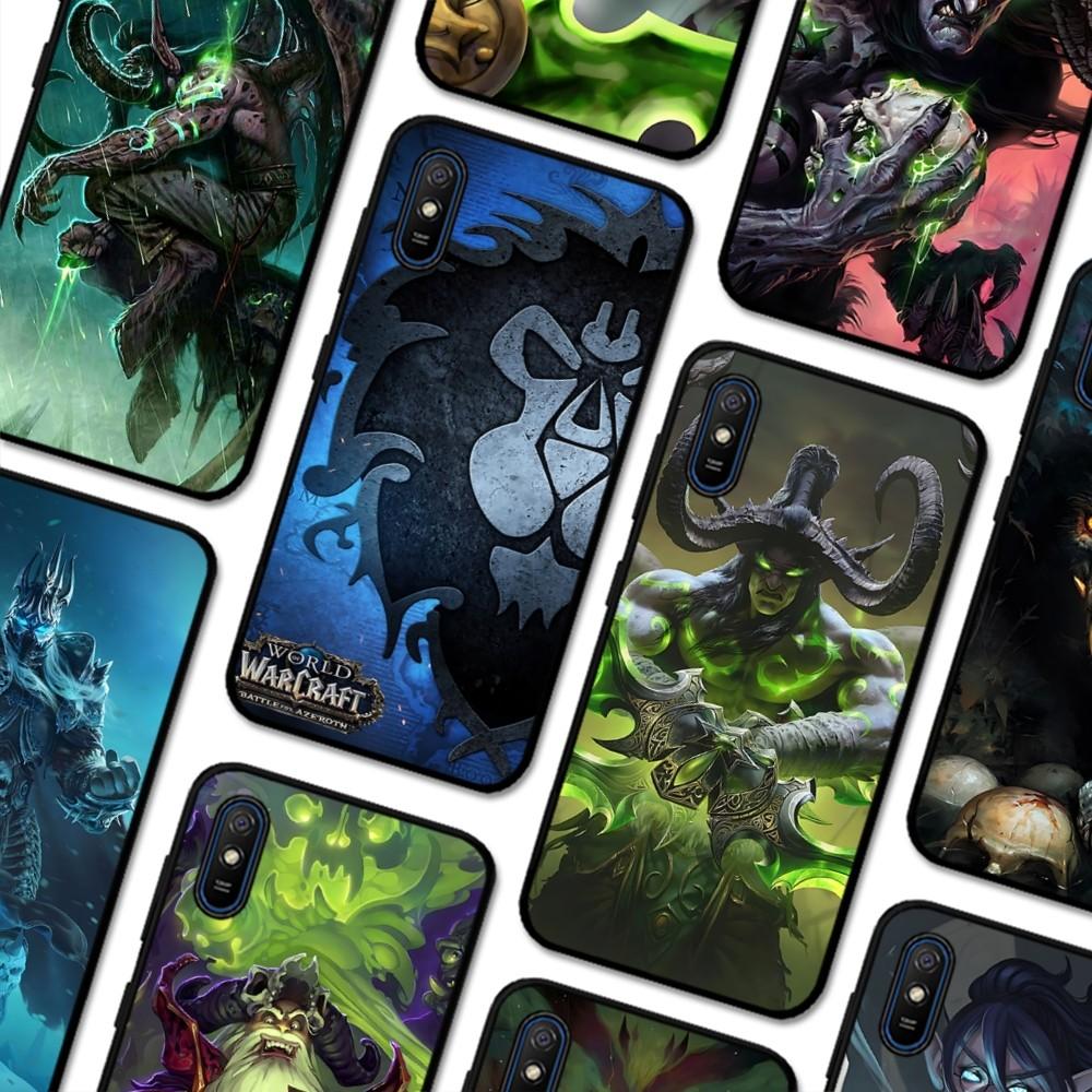 World Of Warcraft Phone Case For Redmi 5 6 7 8 9 10 Plus Pro 6 7 8 9 A GO K20 K30 K40 Pro Plus F3 Fundas