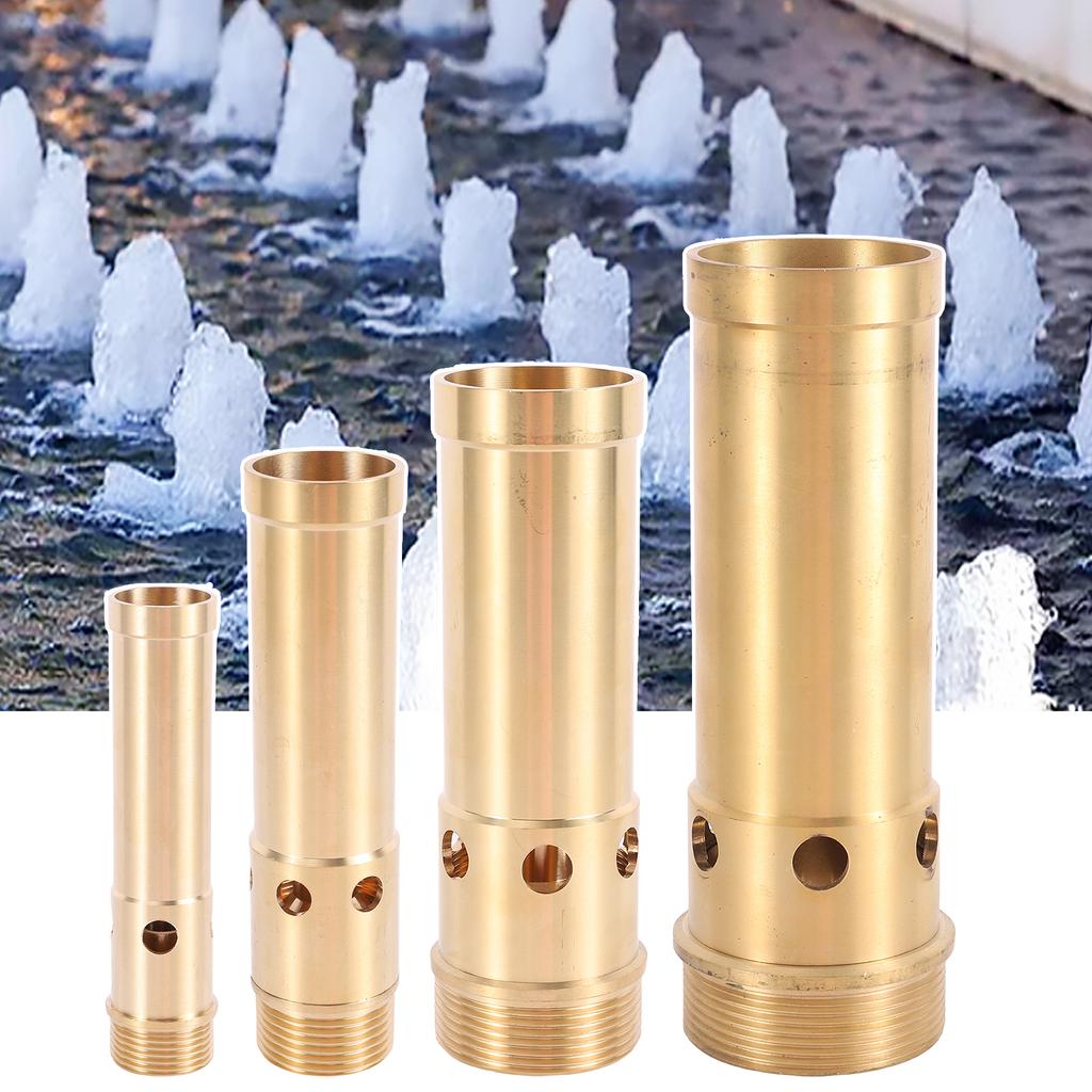 Brass Bubbling Fountain Water Landscaping Garden Park Hotel Pond Pool Decorative Sprinkler Nozzle 3/4" 1" 1.5" 2" Male Thread