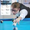 Okulary Bilardowe Bez Martwych Kątów Profesjonalne Gogle Snookerowe Pełna Oprawka Okulary Zawodnicze TR90 Regulowany Nos dla Gracza Wysoka Wytrzymałość