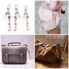 Elegante Maiglöckchen Handyketten Perlen-Handy-Lanyard Schlüsselanhänger Einfache Tragbare Handy-Taschen Rucksack Schlüsselhalter Dekoration