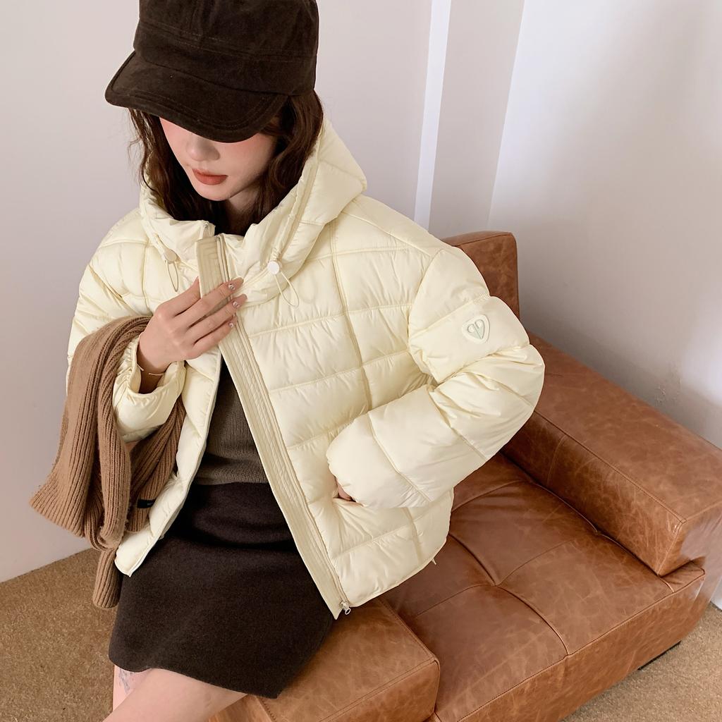 Padded clothes women's short padded jackets winter new hooded warm small thickened padded jackets