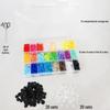 460-Piece No-Sew Baby Snaps Kit: Hand Press Pliers, Colorful Resin Buttons, Installation Tools