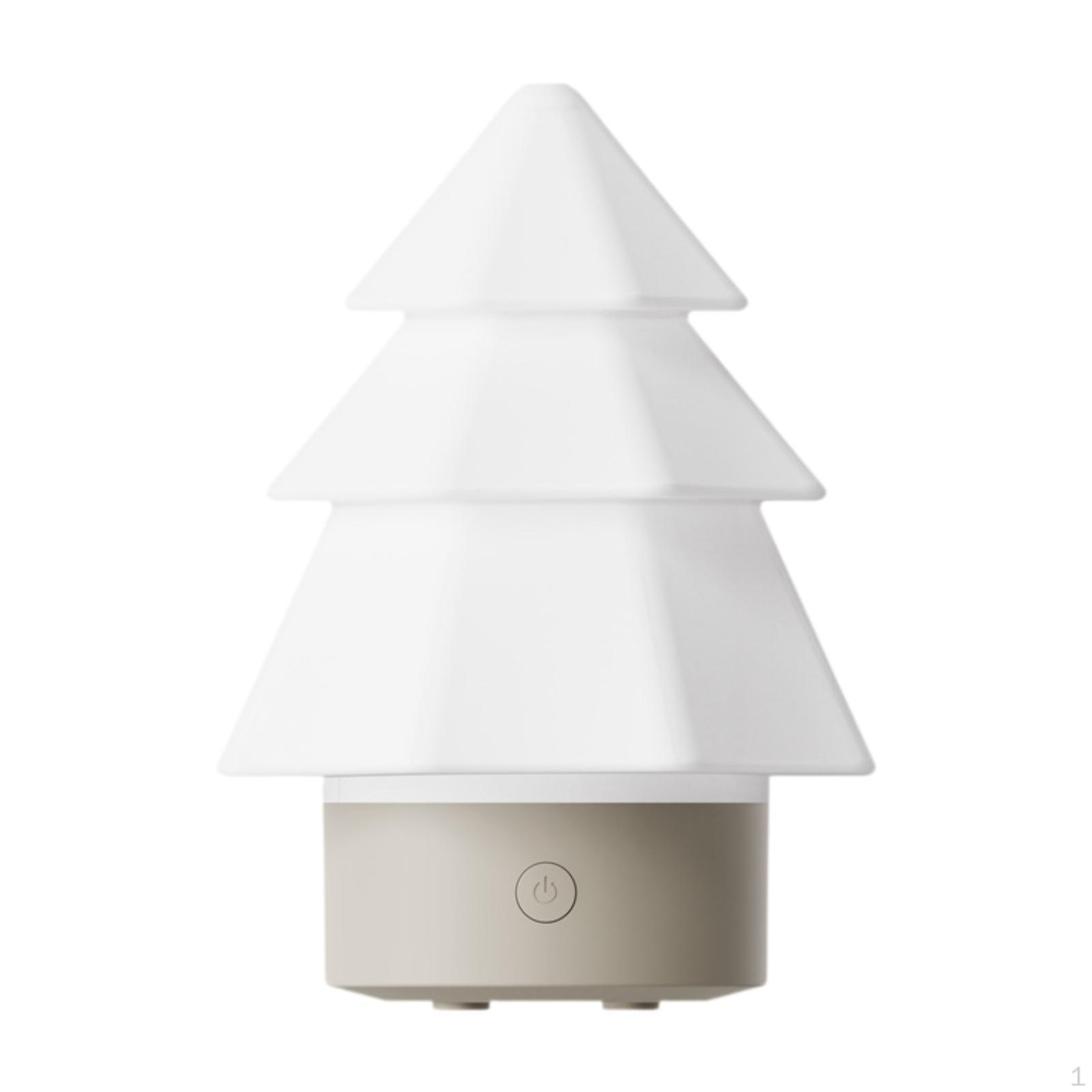 

Air Humidifier Christmas Tree Diffuser LED Lights Essential Oils Mist for бежевый