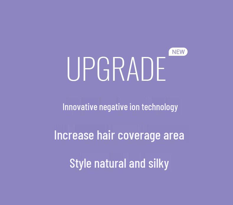 Dual-Use Negative Ion Hair Styler: Straightener & Curler - Gentle, Non-Damaging Heat Plate