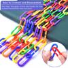 Honey 100/150Pcs Bag Weasel Products Climbing Toys Flying Mouse Climbing Training Supplies C-Type Chain Buckle Block