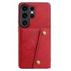 For Samsung Galaxy S26 Ultra Case with Card Slots Kickstand Leather + TPU Phone Cover