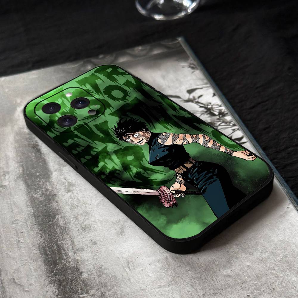 Maki Zenin Jujutsu Kaisen Anime Phone Case Black Silicone Soft Shell For IPhone 17 16 15 14 13 12 11 Air Pro Max Plus Hot Sale