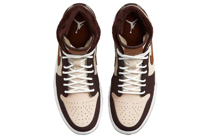 Air Jordan 1 Mid Se 'Cream Dark Chocolate' Dámské DO6699-200