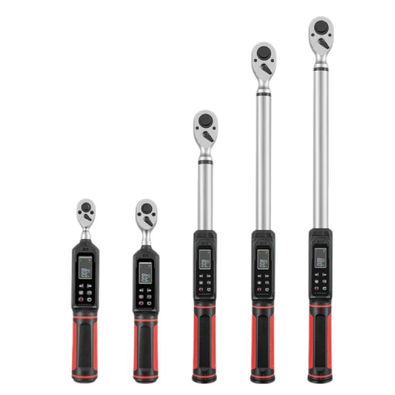 Electronic Digital Torque Wrench 10-340Nm Adjustable 1/2 3/8 1/4 Drive High Precision Automotive Tool