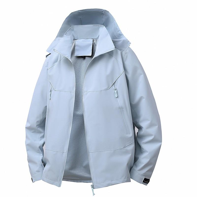 Unisex Lightweight Waterproof Windproof Hooded Outdoor Jacket Hiking Camping Trekking Fall