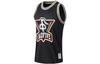 Basketball Jerseys Men's Black Moderate Straight Fit AAYT603-2