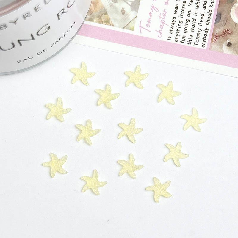 Starfish Nail Art Accessories Japanese Fresh Sweet Ocean Series Fine Glitter Nail Wearable Nails Earrings Accessories