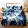 3D Printed Anime The OVERLORD Bedding Set Boys Girls Twin Queen Size Duvet Cover Pillowcase Bed Kids Adult Home Textileextile369