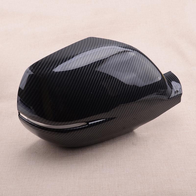 1 Pair ABS Black Car Rearview Side Mirror Cover Trim Fit for Honda CRV CR-V 2012 2013 2014 2015 2016 2017 2018