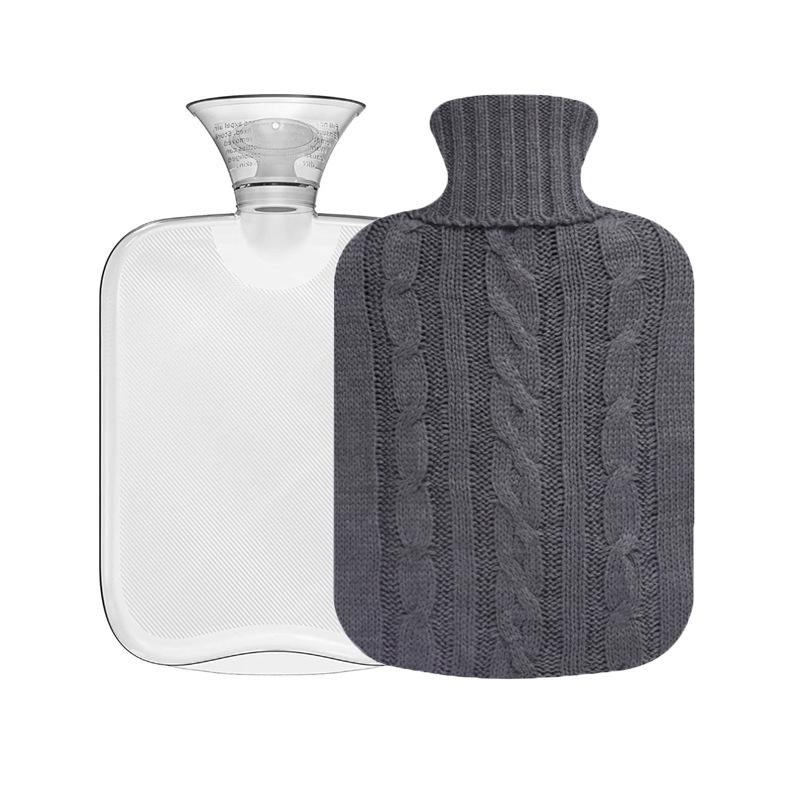 Plush Hot Water Bottle - Warm Belly & Hand Warmer for Women, Students, Large & Small Sizes, Cute Design