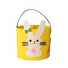 Easter Tote Bag High-Quality Rabbit Egg Chicken Tote Easter Felt Basket Charming Colorful Snack Bag For Spring Parties Home