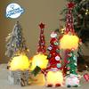Incredibly Soft Christmas Gnomes With Led Lights Plush Dolls Xmas Ornament