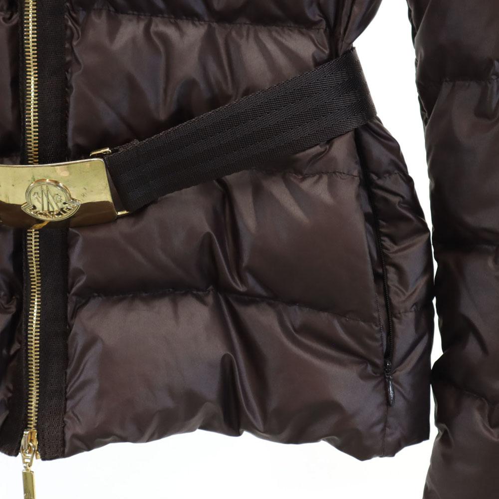 MONCLER Made in Hungary ANGERS Down jacket 2 Brown Women Used
