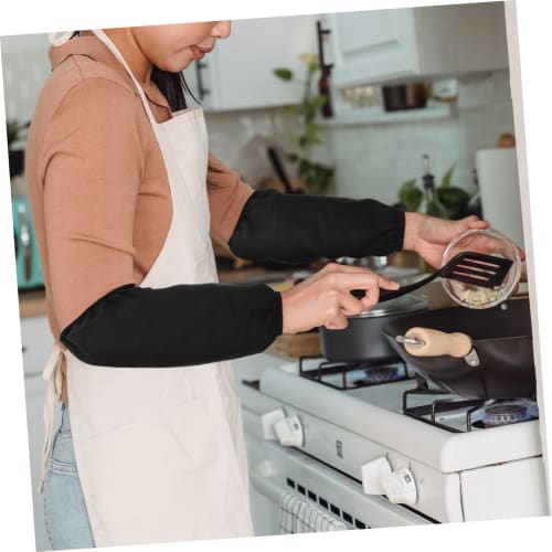 OUNONA 4-Pair Waterproof, Oil-Resistant, and Convenient Kitchen Protective Arm Sleeves