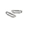 For Toyota Highlander 2009-2014 Chrome ABS Rear Fog Light Lamp Cover Trim 2pcs