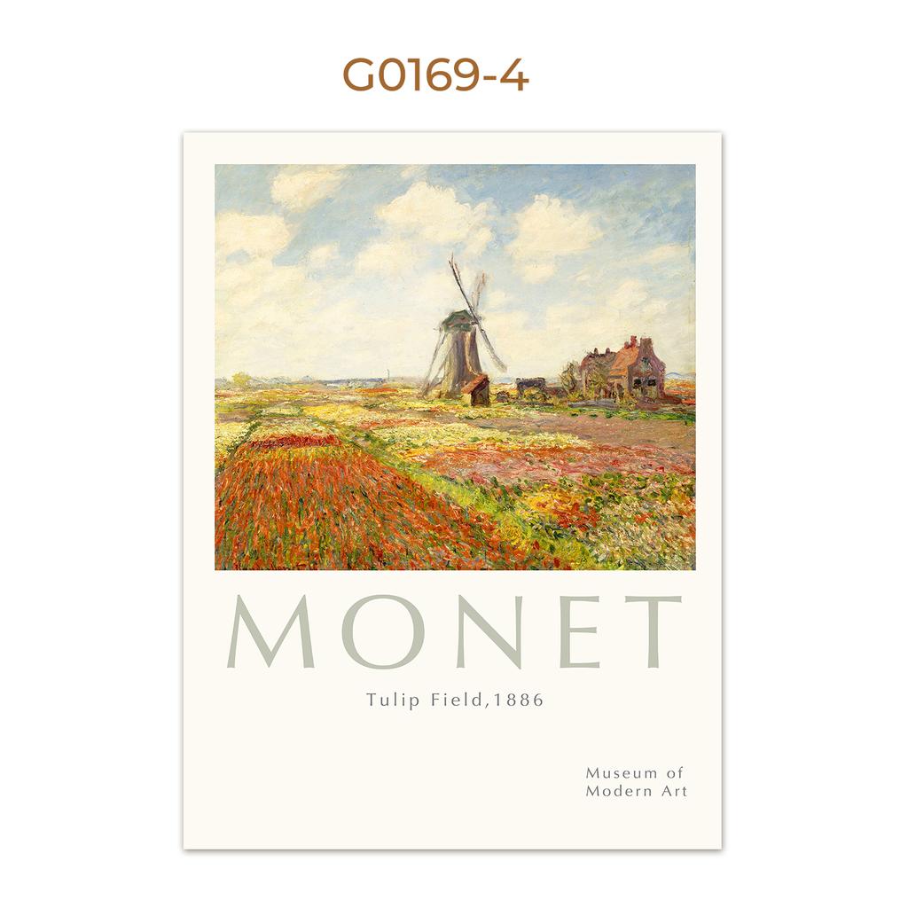 Modern Minimalist Retro Landscape Monet Hand-painted Oil Painting Wall Canvas Posters Painting Prints For Living Room Home Decor