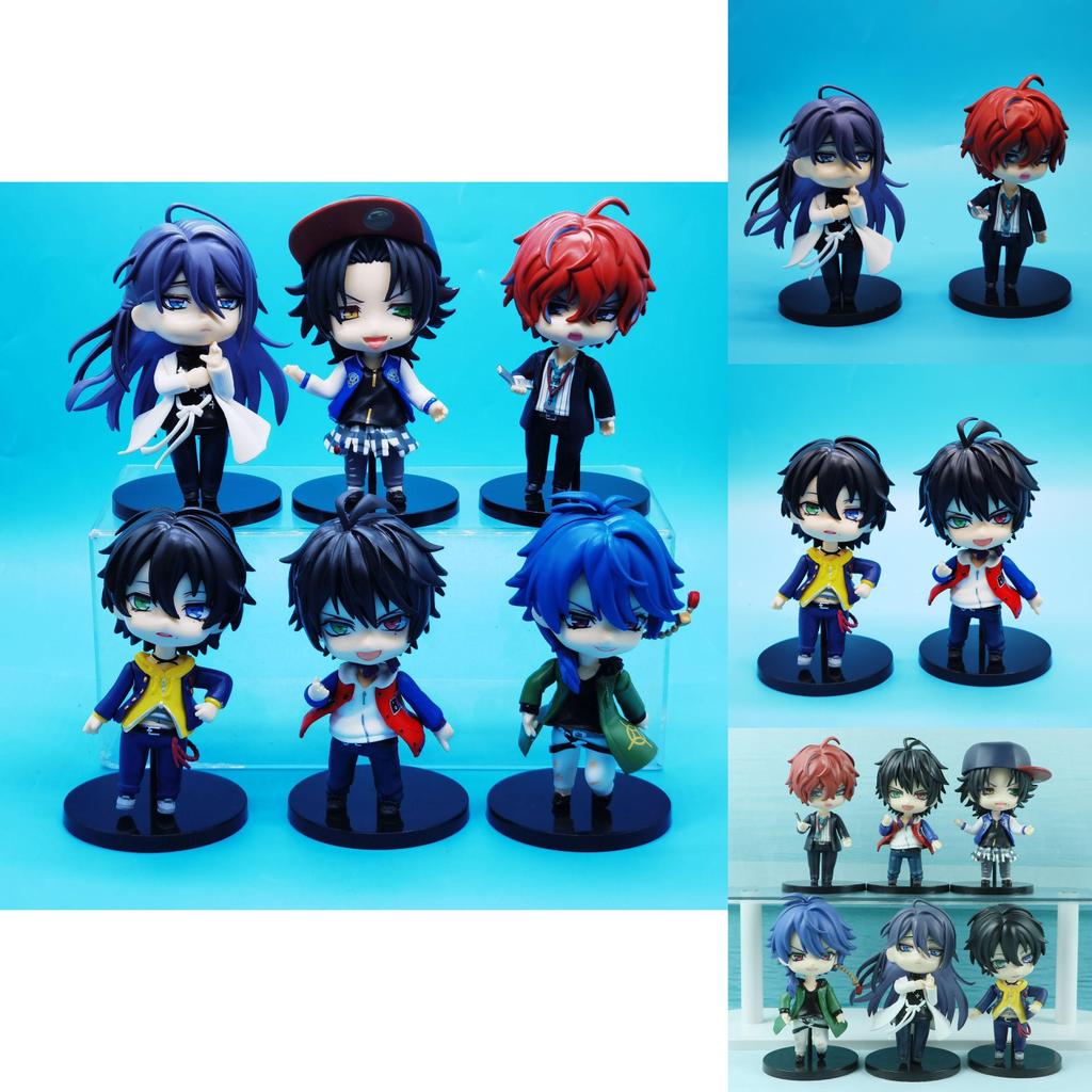 Charming 6 Variants Q Version Hypnotic Microphone Anime Collectible Doll For Fun