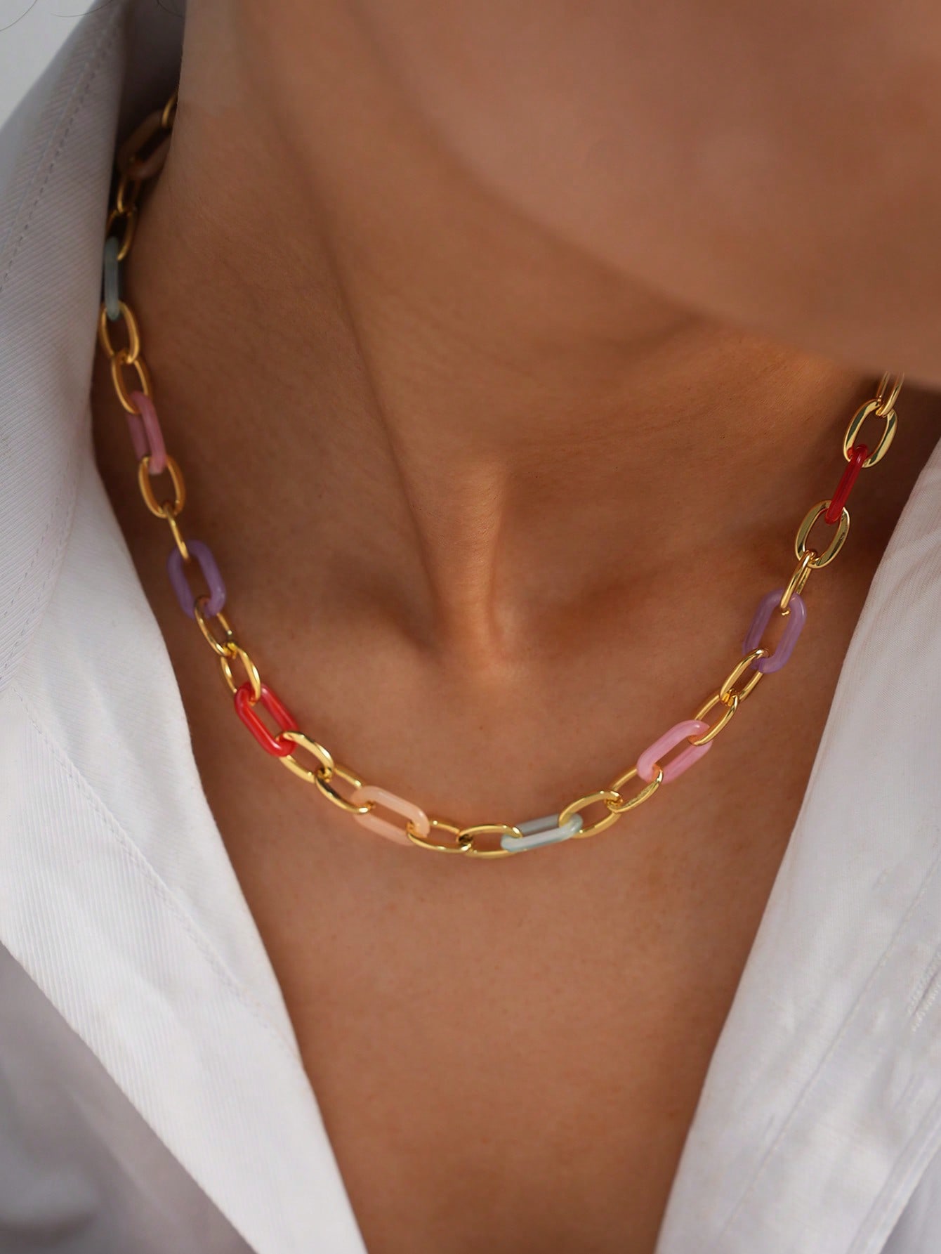 

Модное ожерелье для женских украшений разноцветный