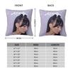 Singer Aitanaed Pillowcase Printed Polyester Cushion Cover Decorative Pillow Case Cover Home Zipper 45*45Cm