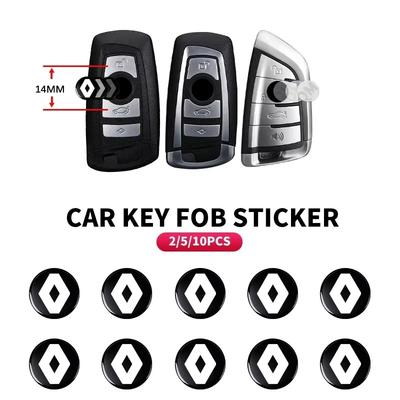 Neue 14mm Auto Schlüssel Emblem Aufkleber Auto Steuerung Schlüssel Logo Zubehör Für Dacia Markers Koleos Clio Laguna 2 Megane 2 3 Duster Logan Captur