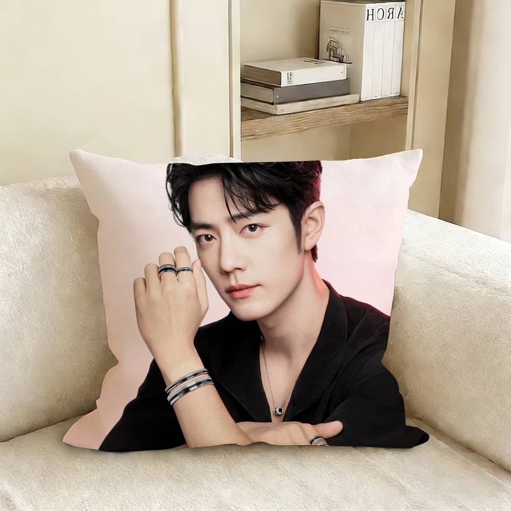 Xiao Zhan Sean Various Sizes Square Pillow Case For Car Home Bedchamber Decor